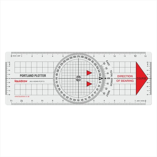 Liquidraw Portland Curso Plotter Navigation Divider Marine Nautical Transtractor Cover