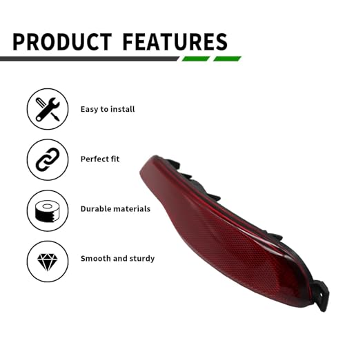 Image of Right Rear Bumper Reflector Compatible with Cherokee 2014-2018 | 68105144AC