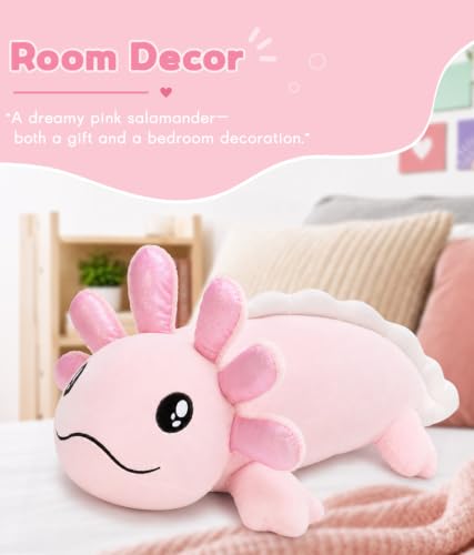 Image of MaoGoLan Giant Axolotl Plush Pillow, 39 inch Pink