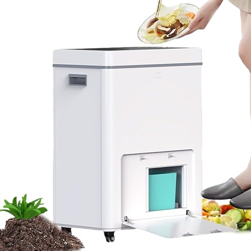 Electric Kitchen Composter - 20L Smart Waste Compost Caddy with 300W App Control, Automated Food Waste Cycler for Commercial Use
