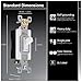 GE Heavy-Duty, Single Pole, in-Wall, Light, Fan, One Switch Circuits, Self-grounding Clip, Easy to Install, 20A/120V AC, UL Listed, White, 42160