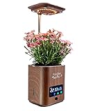📟 Smart garden inteligente multifunción - Conexión bluetooh y reloj de sobremesa - calendario y múltiples alarmas semanales - termómetro - purificador de aire e ionizador - altavoz bluetooh - luz de crecimiento regulable en altura - luz de lectura - indicador visual de niveles del depósito de agua - totalmente manejable desde el panel táctil. Music Plant Herbaria no es solo un sistema hidropónico sino mucho más...