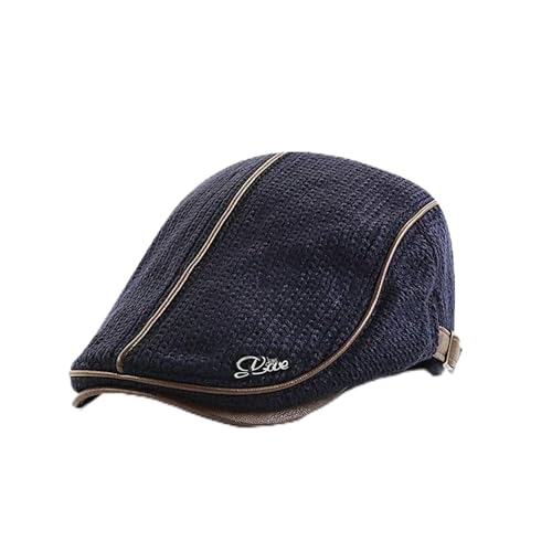 Casquette noire ajustable en velours côtelé pour style hip hop et sport