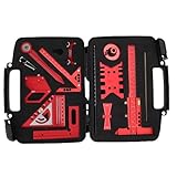 Asixxsix Holzbearbeitung Lineal Set, 9 PCs Aluminium -Legierung Geometrie -Set mit Teiler, T...