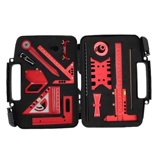 SASKATE 9-Piece Woodworking Measurement Kit