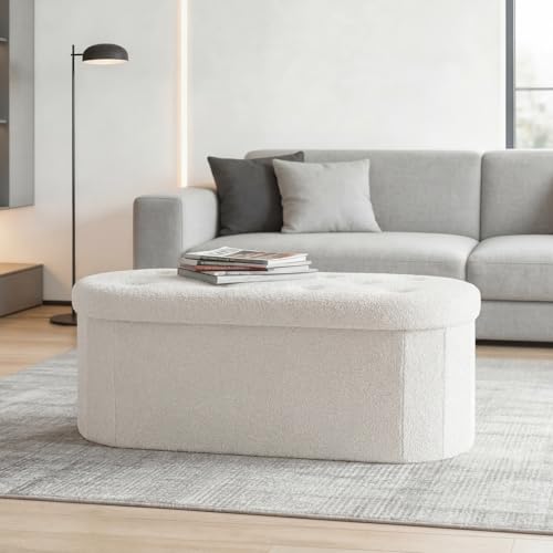DUMOS Ottoman Bench End of Bed, 43 Inch Ottoman with