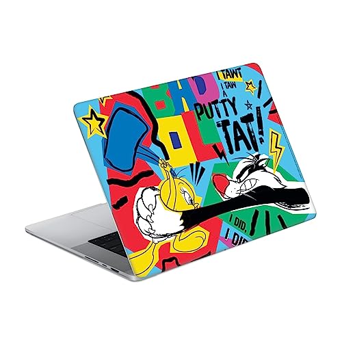 Autocollant MacBook Pro 16 A2485 Looney Tunes Titi Grosminet Skin Vinyle Protecteur