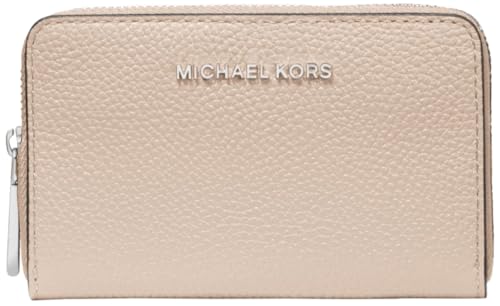 Image of Michael Kors Jet Set Small Zip Around Card Case, Light Sand