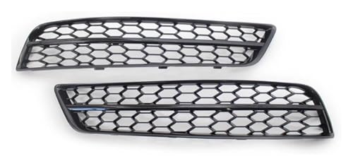Grilles avant calandre pour A3 8P 2009-2013 | Cache antibrouillard gauche noir brillant