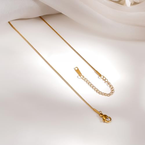 Image of Rubans Demi Fine Stainless Steel Pendant Chain Daily Gift for Women & Girls