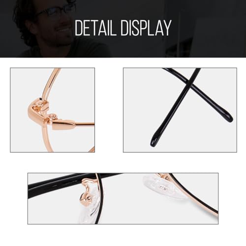 Image of Hexagonal Shape Blue Cut Antiglare Zero Power Computer Eyeglasses For Men And Women | Blue Light Filtering Glasses For Computer And Mobile Use | 100% UV Protection