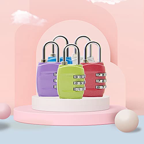 Image of PumeloChan Digital Combination Lock Padlocks for School Gym Locker, Sports Locker, Fence, Toolbox, Case, Outdoor, Fence, Hasp and Storage (Green)