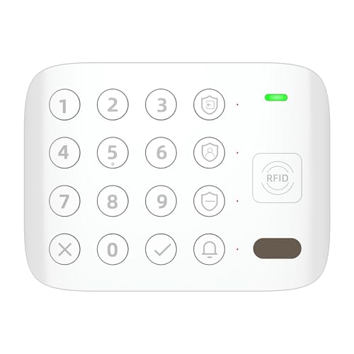 Zubehör für CP10 Pro Alarmanlage Haus - Smart Keypad, einfacher Betriebsartwechsel mit 1500mAh Batterien,K01