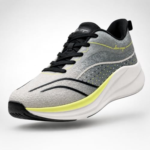 Image of Allen Cooper Training,Road Running,Cricket,Gym,Sports Comfortable Extra Max Cusion with Memory Foam Insole Running Shoes for Men(457 Navy /Black /Grey-Sizes 6,7,8,9,10)