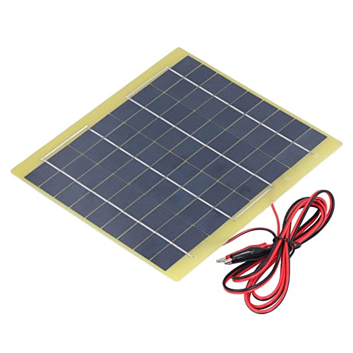 Painéis Solares para Residências, Painel Solar de 5W 18V Carregador Solar de Polissilício Painel Sol