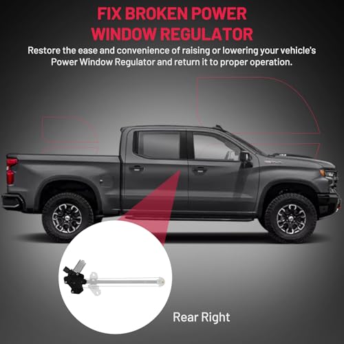Image of BDFHYK 751-758 Power Window Regulator with Motor Rear Right Compatible with Honda Civic 2012-2015