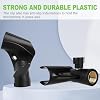 CeroDimo 2 Pcs Universal Adjustable Microphone Clip Set, Mic Holder with 5/8" to 3/8" Screw Adapter for Stand, Suitable Mic Clips for Stands #4