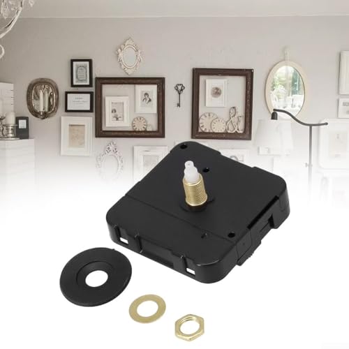 Mecanismo de reloj de cuarzo DIY con múltiples tamaños de husillo para reparación de relojes, reemplazo y aplicaciones de manualidades en casa (8 mm)