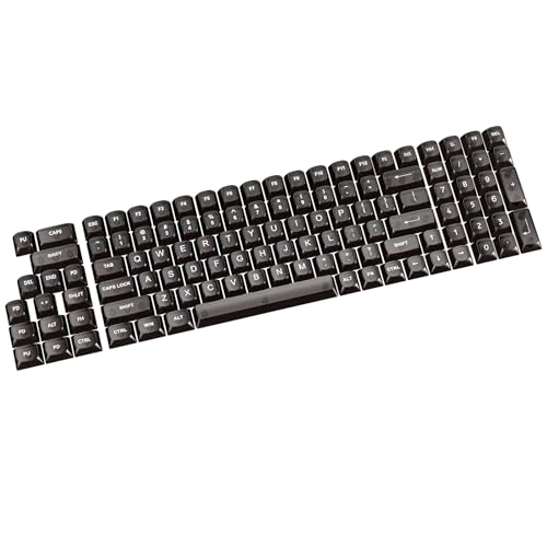 Teclas transparentes de patrón simple perfectas para programadores y gamers