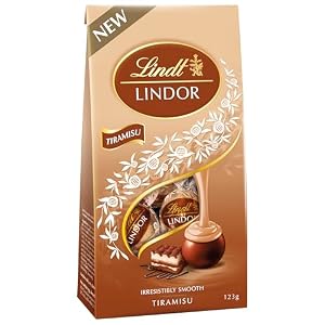 Lindt LINDOR Milk Tiramisu Bag 123g