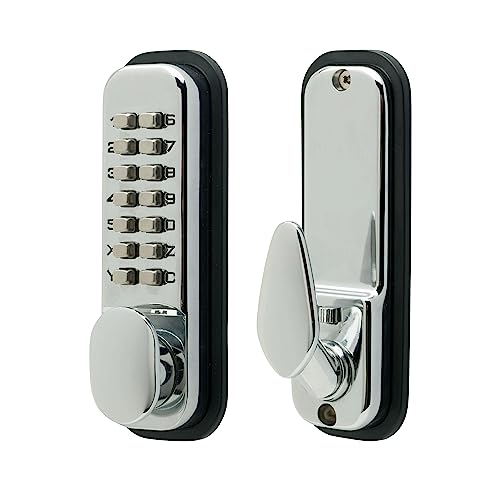 Sterling S2235PCV Türschloss, poliertes Drucktaster, digitales Code, Chrom