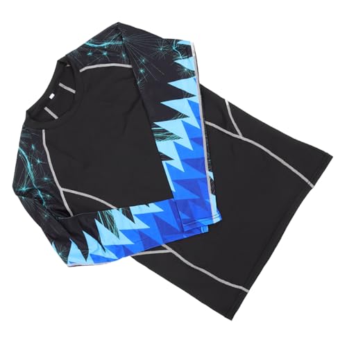 FOMIYES Men's Compression Shirt Long Sleeve Elastic Fitness Compression Clothing for Men