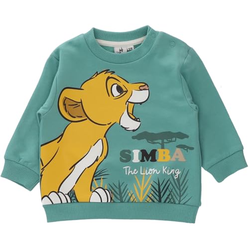 Disney - Sweat bébé molletonné Disney Simba Roi Lion - 100% Coton - Vert