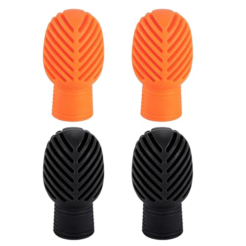 QIEIEI 4Pcs Drumstick Dampeners Silicone Drumstick Mute Practice Tip Drum Dampener Musical Instrument Accessories Enduring