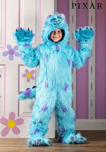 Disfraz Sulley con capucha para niños miniatura 2
