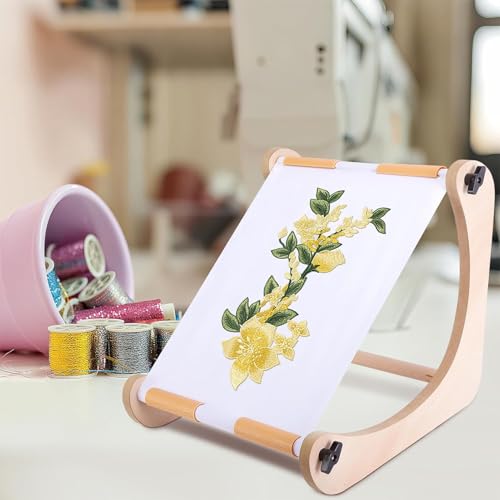 Marcos para acolchar y soporte de bordado ergonómico para evitar dolor de espalda 2
