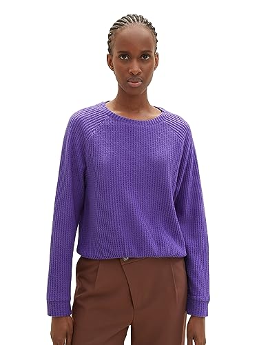 T-Shirt Manches Longues Tom Tailor Denim 1038739 pour Femme Coupe Standard Noir