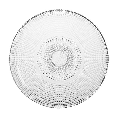 ASSIETTE PLATE EN VERRE - Diamètre 27cm