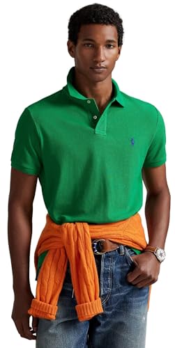 Image of POLO RALPH LAUREN Men's Custom Slim Fit Iconic Mesh Polo