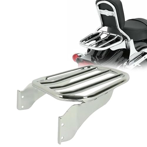 Porte-bagages de sport moto pour sissy bar de Fat Boy en road trip