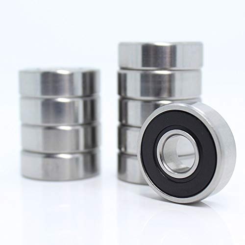 Skate roulements rouleaux 608-2RS miniature ABEC-5 de précision 8x22x7mm - 2