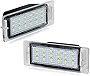 D-Lumina LED License Plate Light Tag Lamp Assembly for Chevy Corvette SS Equinox Impala Traverse Cadillac GMC Terrain Buick, Powered by 18-SMD 6000K White w/ Error-Free Load Resistors, Pack of 2