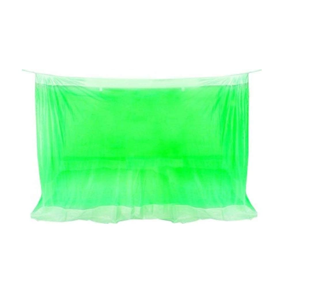 5x7 FT Green Mosquito Net for Double Bed HDPE - Mosquito Net for Baby | Bedroom | Family | Queen, King Size Bed by (Green)-picture-11