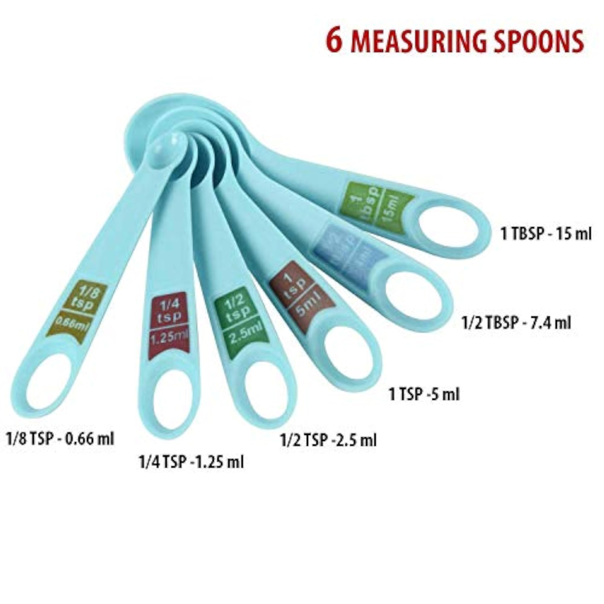 12 Pieces Measuring Cup & Spoon Set