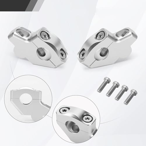 Elevadores de manillar TT-R125 con abrazaderas de soporte y montaje 3