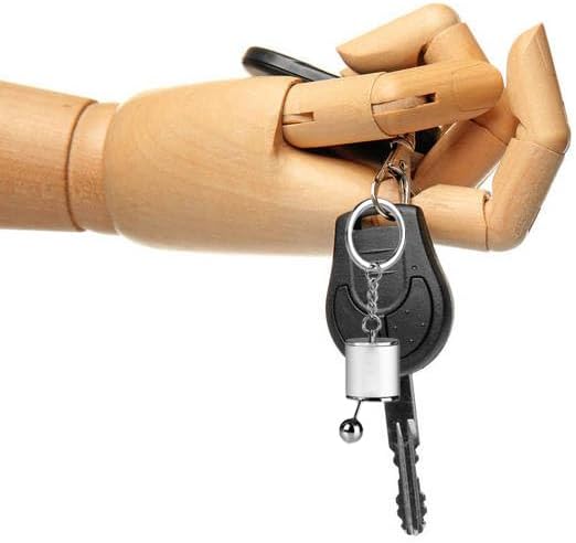 Miniatura 5 de ZORZA 6 piezas de automóvil Cool Llaveros de metal Llavero de coche Mini Llavero de hombre Turbo Llavero 6 Estilos Auto Part Modelo Metal Llavero