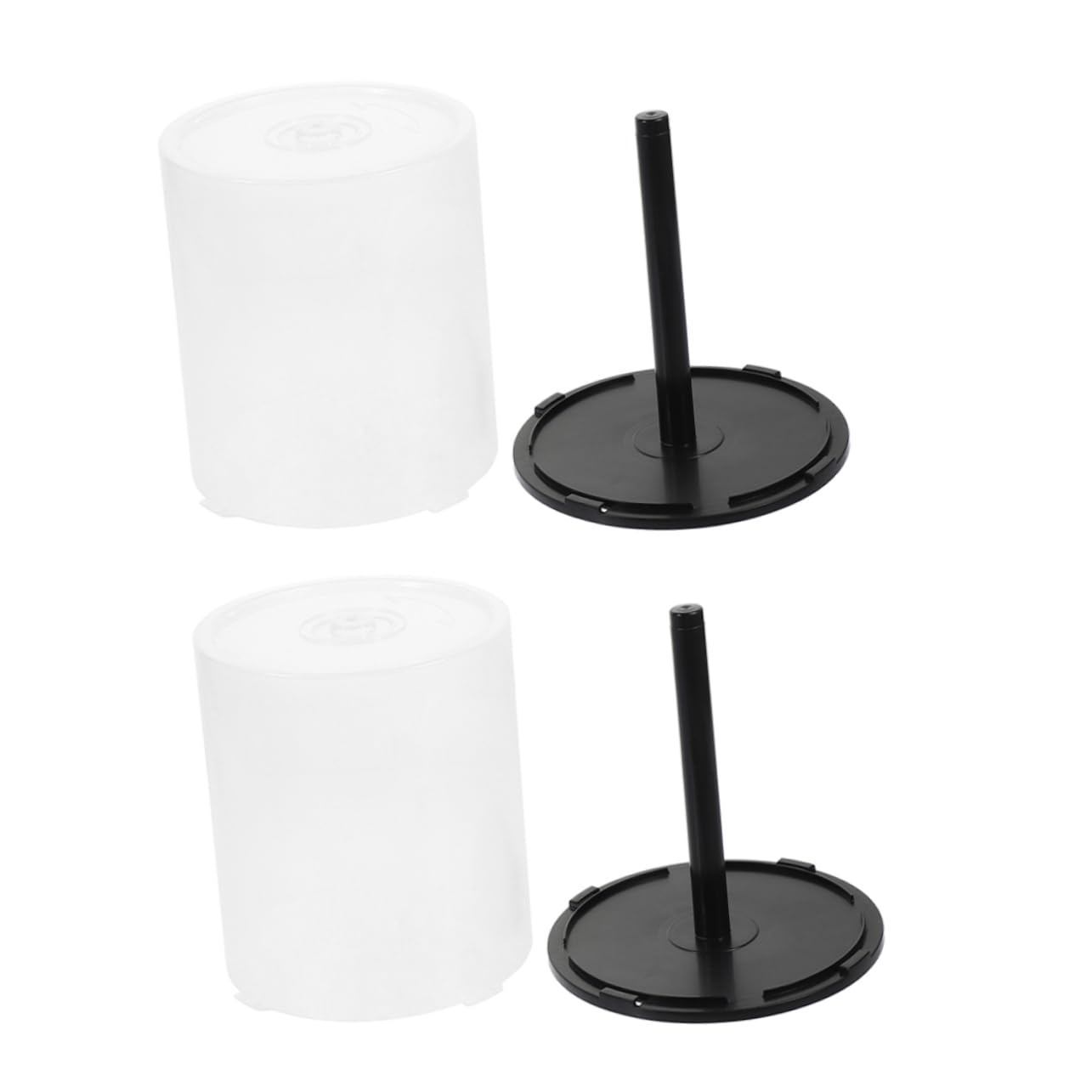 LABRIMP 4pièces Rangement Cd Et Dvd Organisateur Portable Pour Disques Support Pratique Et Pour Collection De Cd Dvd