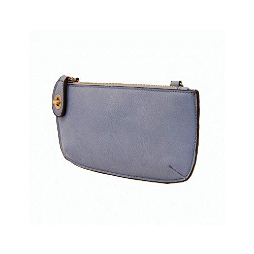 Image of Joy Susan Women's Fashion Purse Mini Crossbody Wristlet Clutch Handbag - Chambray