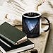 KOAYUBFC Taza de café de 325 ml con diseño de cañón de cielo estrellado que cambia de color Imagen de KOAYUBFC Taza de café de 325 ml con diseño de cañón de cielo estrellado que cambia de color