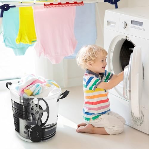 Panier à linge pliable peu encombrant pour buanderie et espace restreint - 7