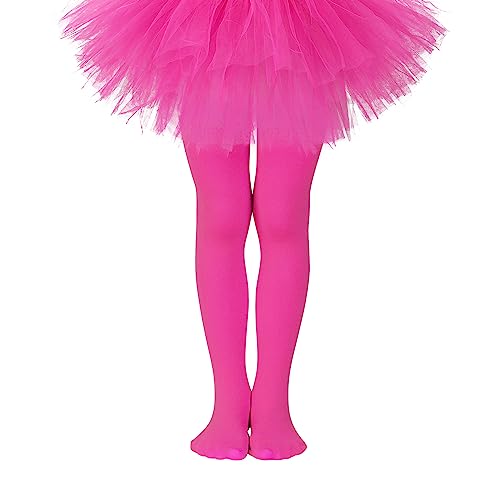Image of Zando Ballet Tights for Girls - Ultra Soft Girls Dance Tights Elastic Ballet Footed Halloween Tight Girl for Daily School