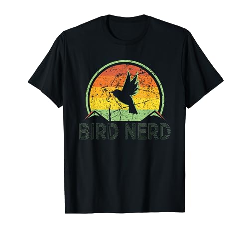 Bird Nerd - Observador de pájaros retro vintage Camiseta