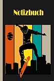 Skateboard Notizbuch: Skateboard Notizbuch, breit liniert, liniertes Papier-Notizbuch für Schule, Studenten, Geschenk für Kinder, Jungen, Mädchen, Skateboard-Liebhaber
