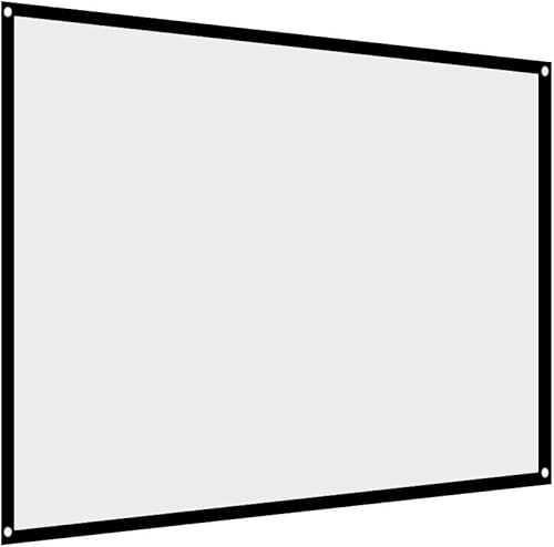 Miniatura 8 de Cortina de proyector, pantalla de proyector de película, pantalla de proyección de cortina blanca plegable sin arrugas, pantalla de proyección de