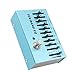 Irfora 10 Band EQ Pedal Single Block Guitar Bass Mini Equalizer Effect with True Bypass Aluminum Body Band Controller DC9V, Timbre Shaping and Volume Control Function, Ambient Lights