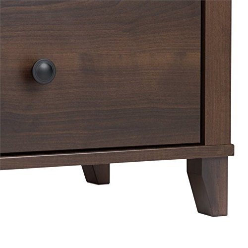 Prepac Yaletown 5-Drawer Tall Chest, Espresso #TOP6